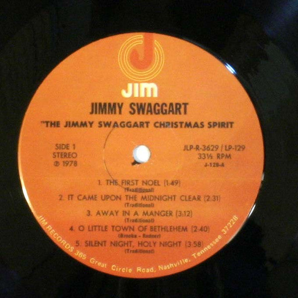 Jimmy Swaggart : The Jimmy Swaggart Christmas Spirit (LP, Album)