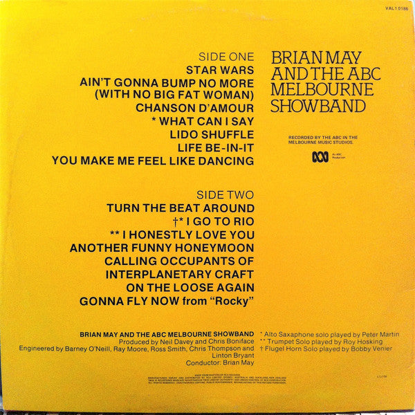 Brian May (2) And The ABC Melbourne Showband* : Brian May and the ABC Melbourne Showband (LP, Album)