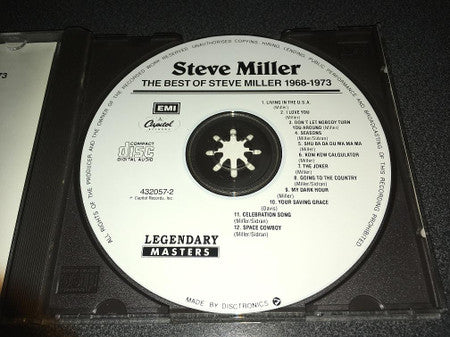 Steve Miller Band : The Best Of Steve Miller 1968-1973 (CD, Comp)