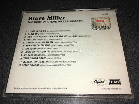 Steve Miller Band : The Best Of Steve Miller 1968-1973 (CD, Comp)