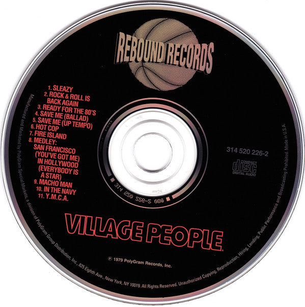 Village People : Live And Sleazy (CD, Album, RE, RP)