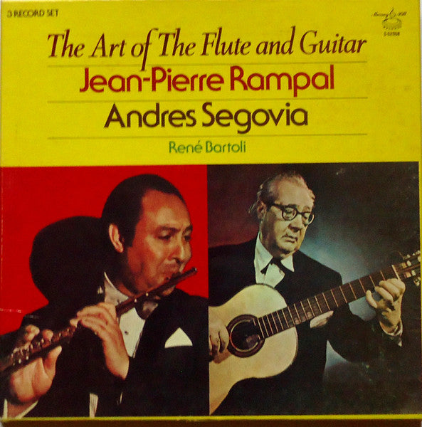 Jean-Pierre Rampal, Andrés Segovia, René Bartoli : The Art Of The Flute And Guitar (3xLP + Box, Comp)