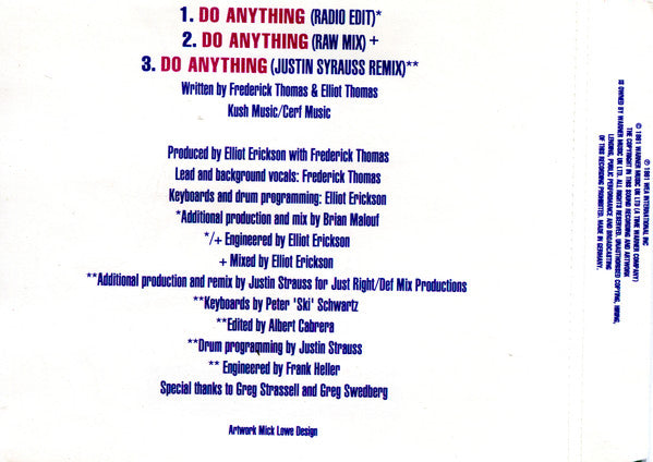 Natural Selection : Do Anything (CD, Maxi)