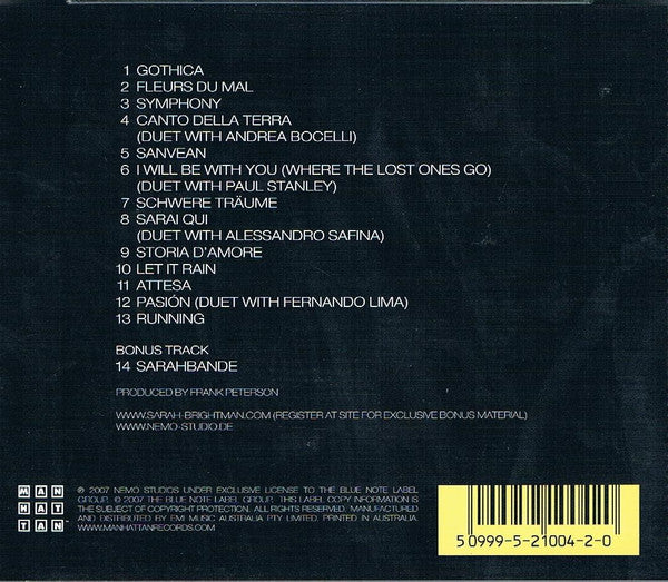 Sarah Brightman : Symphony (CD, Album)