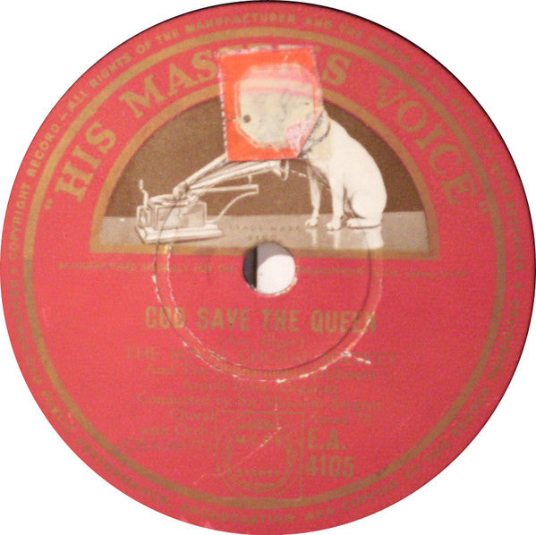 The Royal Choral Society, The Philharmonia Orchestra* Conducted By Sir Malcolm Sargent : God Save The Queen (Shellac, 10")
