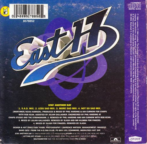 East 17 : Stay Another Day (CD, Single, Car)