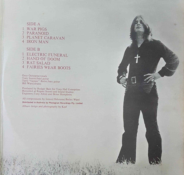 Black Sabbath : Paranoid (LP, Album, Gat)