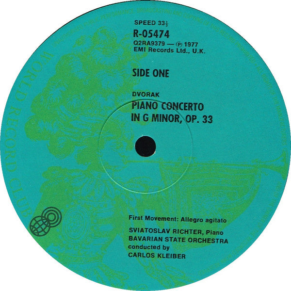 Dvořák* : Piano Concerto In G Minor, Op. 33 (LP, Album, Quad, Club, RE)