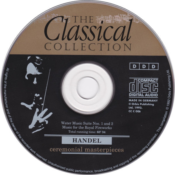 Händel* : Ceremonial Masterpieces (CD, Album, Comp)