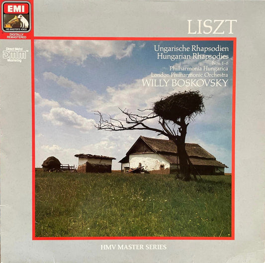Franz Liszt, Willi Boskovsky, Philharmonia Hungarica, London Philharmonic Orchestra : Ungarische Rhapsodien = Hungarian Rhapsodies Nos. 1‎–6 (LP, Comp, RM)
