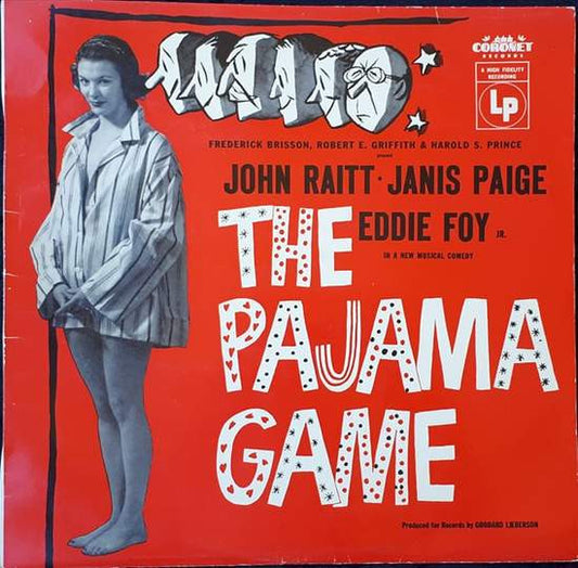 John Raitt, Janis Paige, Eddie Foy, Jr., The Pajama Game Original Broadway Cast : The Pajama Game (LP, Album, Mono)
