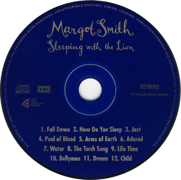 Margot Smith : Sleeping With The Lion (CD, Album)