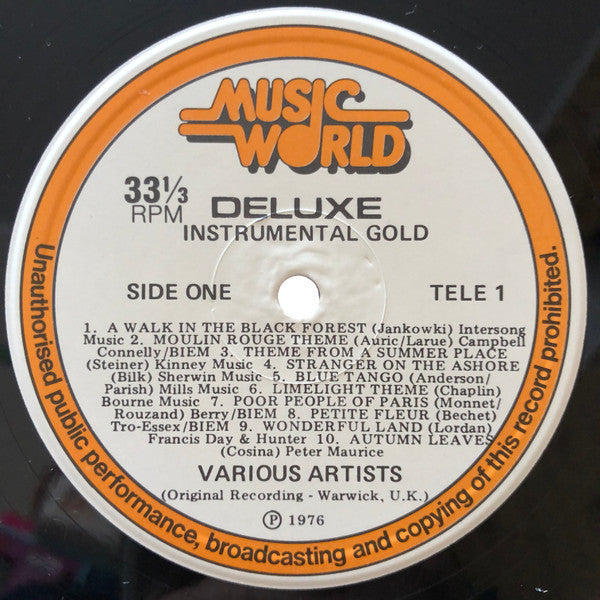 Various : The Easy Listening Collection 100 All-Time Instrumental Greats (5xLP)