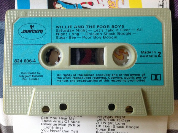 Willie And The Poor Boys : Willie And The Poor Boys (Cass, Album, Dol)
