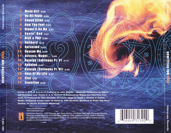 Unwritten Law : Elva (CD, Album)