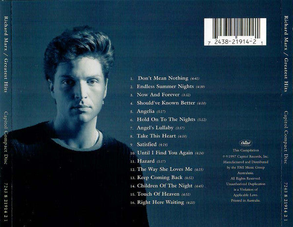 Richard Marx : Greatest Hits (CD, Comp)