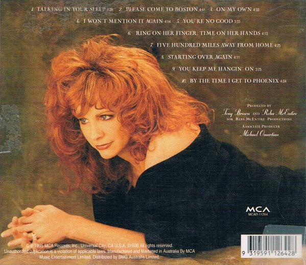 Reba McEntire : Starting Over (CD, Album)