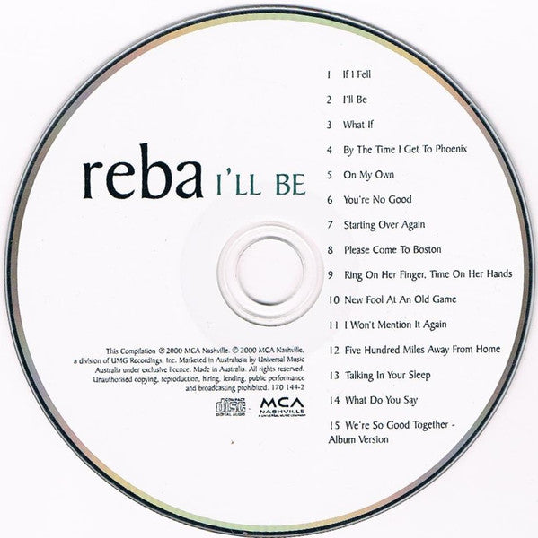 Reba McEntire : I'll Be (CD, Comp)
