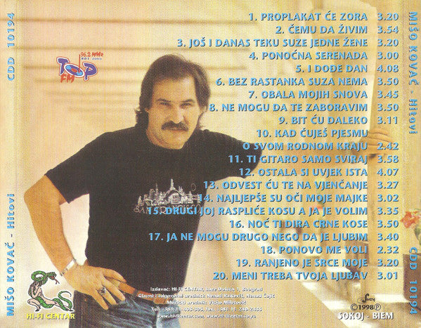 Mišo Kovač : Hitovi (CD, Comp)