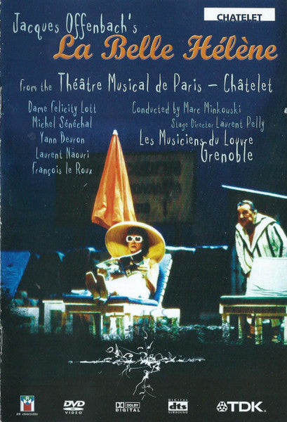Jacques Offenbach / Les Musiciens Du Louvre, Felicity Lott, Michel Sénéchal, Yann Beuron, Laurent Naouri, François Le Roux , Conducted By Marc Minkowski : La Belle Hélène (DVD-V, Multichannel, PAL)