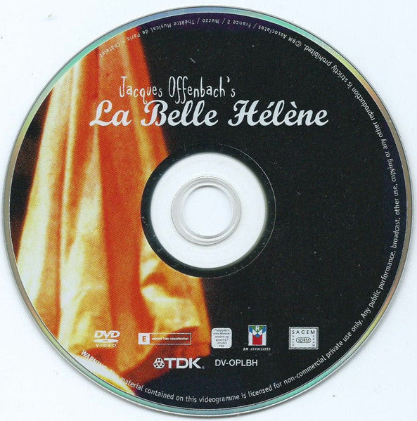 Jacques Offenbach / Les Musiciens Du Louvre, Felicity Lott, Michel Sénéchal, Yann Beuron, Laurent Naouri, François Le Roux , Conducted By Marc Minkowski : La Belle Hélène (DVD-V, Multichannel, PAL)