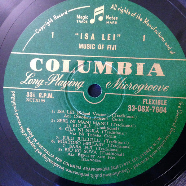 Various : Isa Lei - Music Of Fiji (LP)