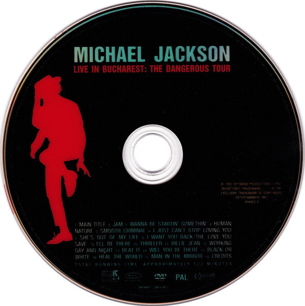Michael Jackson : Live In Bucharest: The Dangerous Tour (DVD-V, PAL)
