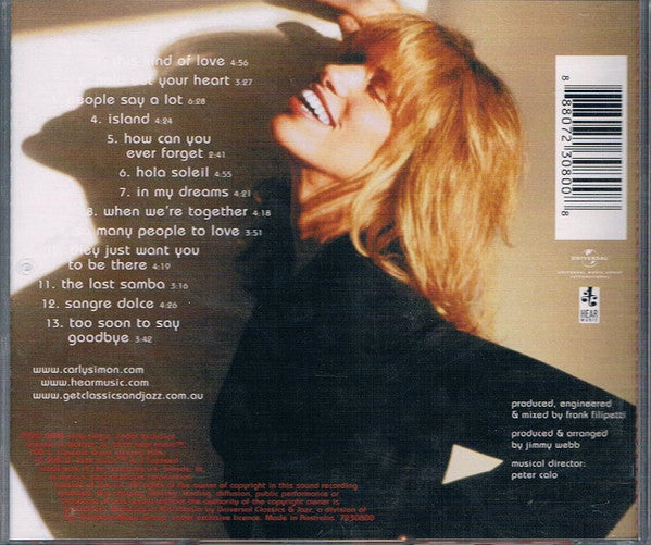Carly Simon : This Kind Of Love (CD, Album)
