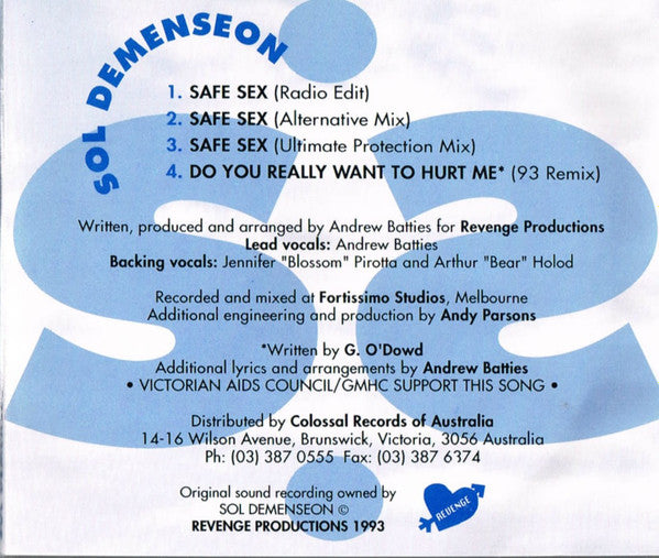 Sol Demenseon : Safe Sex (CD, Maxi)