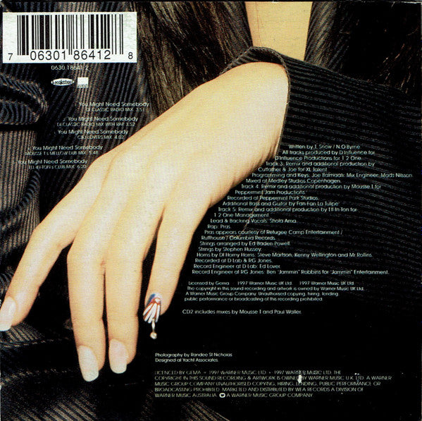 Shola Ama : You Might Need Somebody (CD, Maxi, CD1)