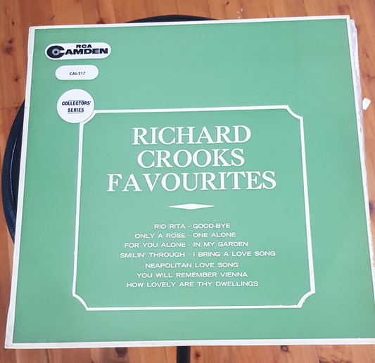 Richard Crooks (2) : Richard Crooks Favourites (LP, Comp)