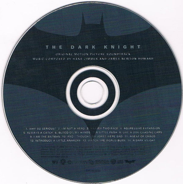 Hans Zimmer And James Newton Howard : The Dark Knight (Original Motion Picture Soundtrack) (CD, Album)