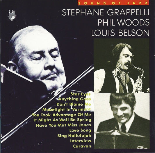 Stephane Grappelli*, Phil Woods, Louis Belson* : The Sound Of Jazz  (CD, Album, RE)
