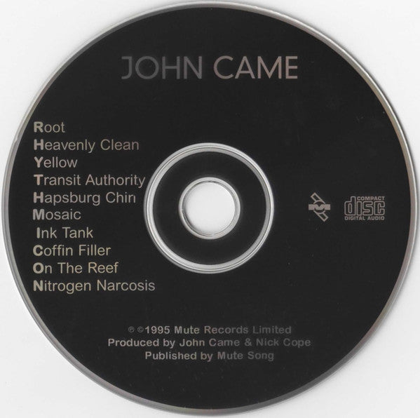 John Came : Rhythmicon (CD, Album)