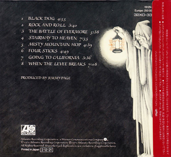 Led Zeppelin : Untitled (CD, Album, RE)