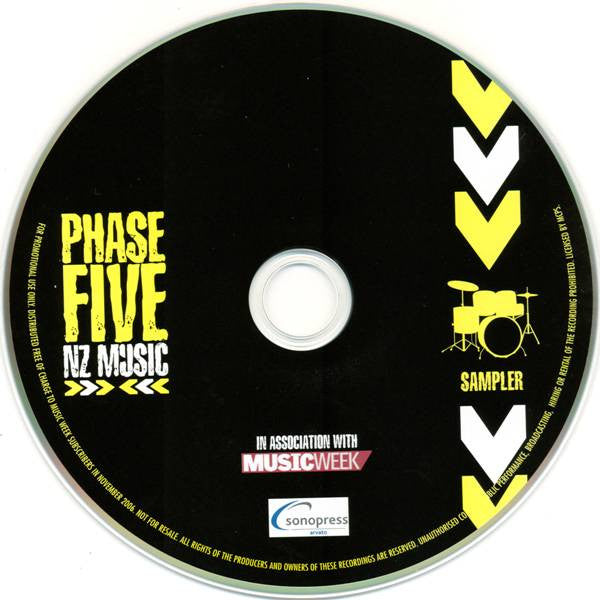 Various : Phase Five - NZ Music (CD, Comp, Promo)