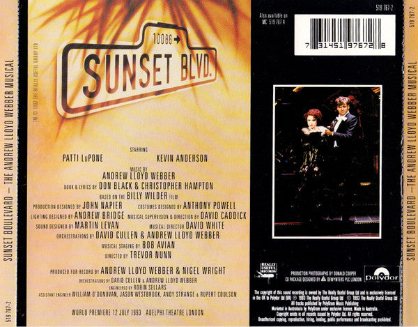 Andrew Lloyd Webber : Sunset Boulevard (World Premiere Recording) (2xCD, Album)