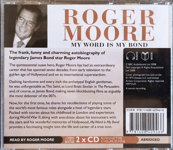 Roger Moore : My Word Is My Bond (2xCD)