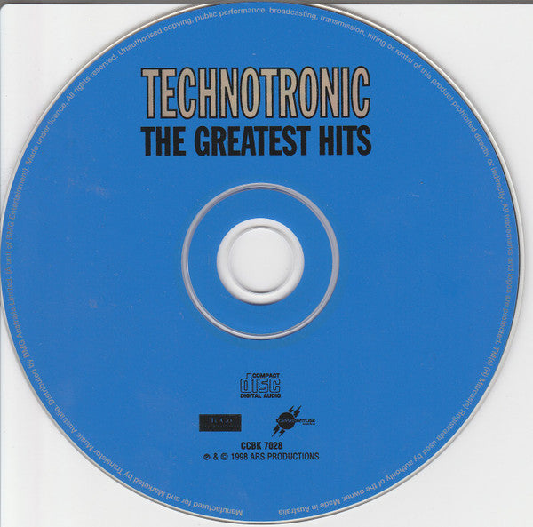 Technotronic : The Greatest Hits (CD, Comp)