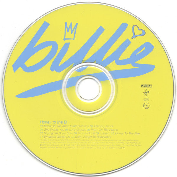 Billie* : Honey To The B (CD, Album, Enh)