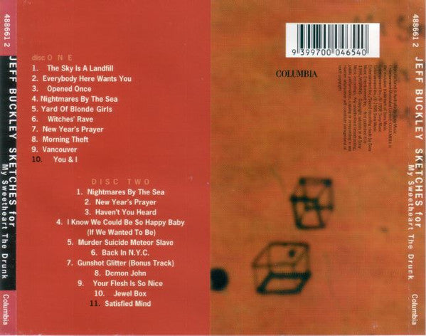 Jeff Buckley : Sketches For My Sweetheart The Drunk (2xCD, Album)