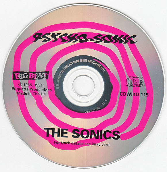 The Sonics : Psycho-Sonic (CD, Comp, RP)