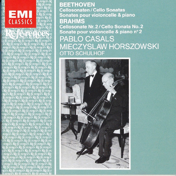 Beethoven*, Brahms*, Pablo Casals, Mieczyslaw Horszowski, Otto Schulhof : Cellosonaten = Cello Sonatas (2xCD, Comp, Mono, RM)