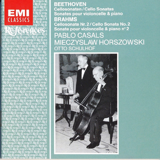 Beethoven*, Brahms*, Pablo Casals, Mieczyslaw Horszowski, Otto Schulhof : Cellosonaten = Cello Sonatas (2xCD, Comp, Mono, RM)