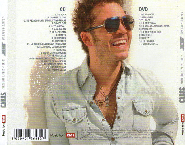 Cabas : "Increíble, Pero Cierto" - Sus Grandes Éxitos (CD, Comp + DVD-V)