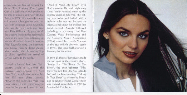 Crystal Gayle : Best Of Crystal Gayle  (2xCD, Comp)