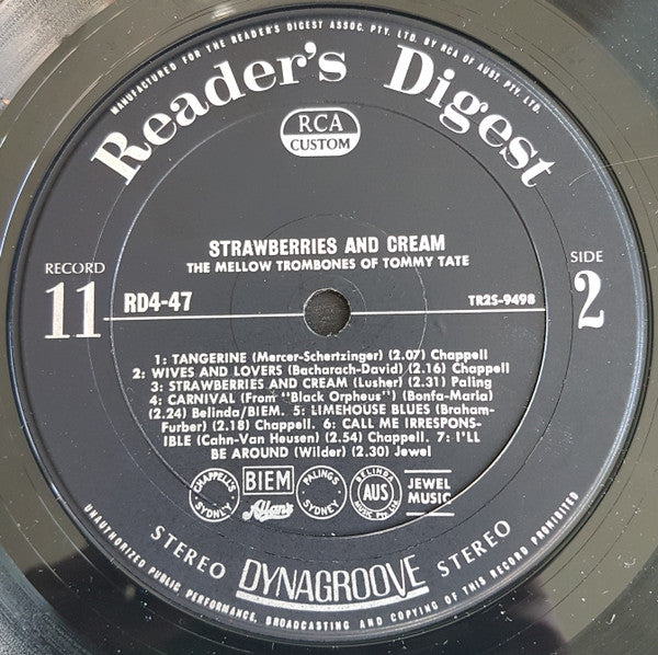 Bob Berry And His Melodie Guitars / The Mellow Trombones Of Tommy Tate : In A Mellow Mood (LP)