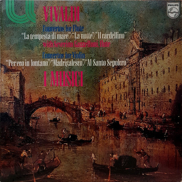 Antonio Vivaldi, I Musici : Concertos For Flute / Concertos For Violin (LP)