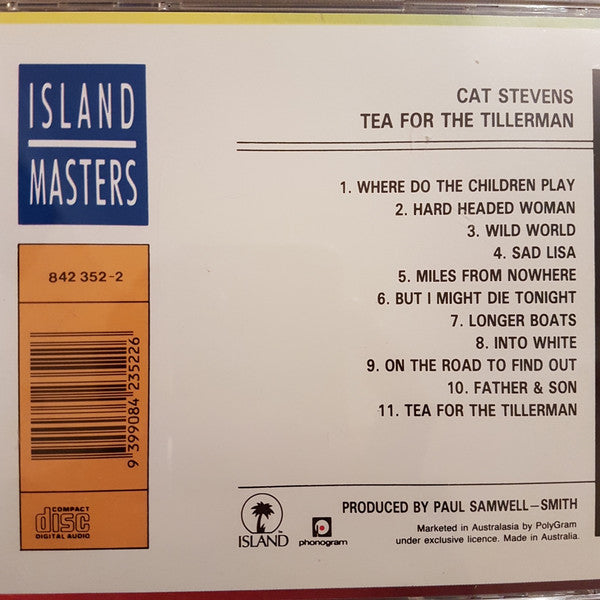 Cat Stevens : Tea For The Tillerman (CD, Album, RE)