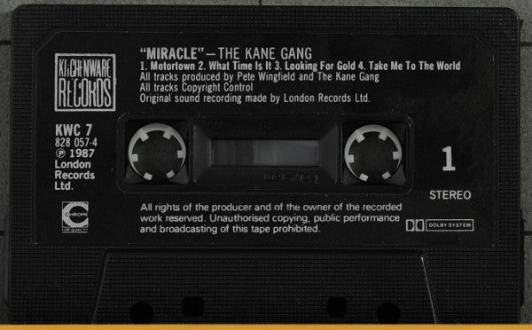 The Kane Gang : Miracle (Cass, Album)